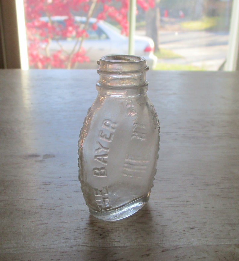 Vintage Small the Bayer Company Div. Bottle Etsy