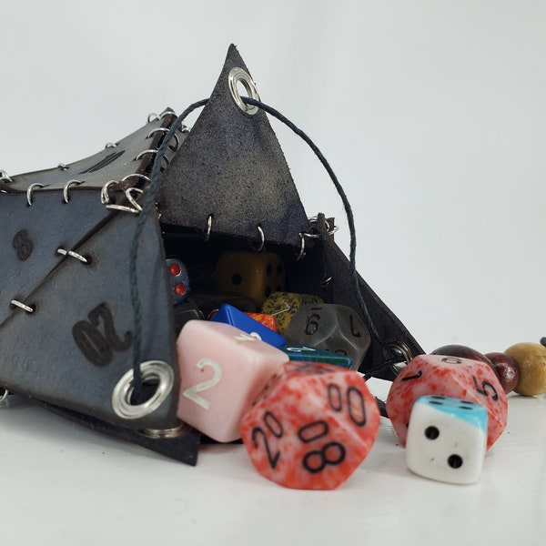 Leather Dice Bag Etsy