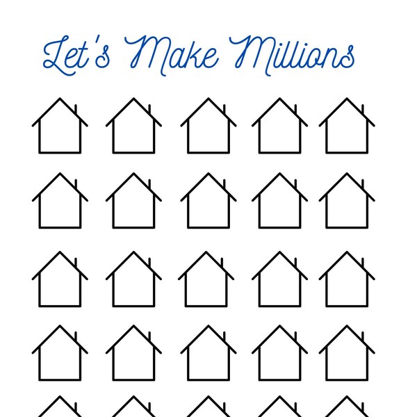 Lets Make Millions - Goal Sheet