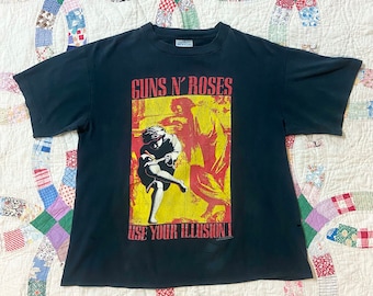 Vintage 1991 Guns N’ Roses Use Your Illusion Rock Tee