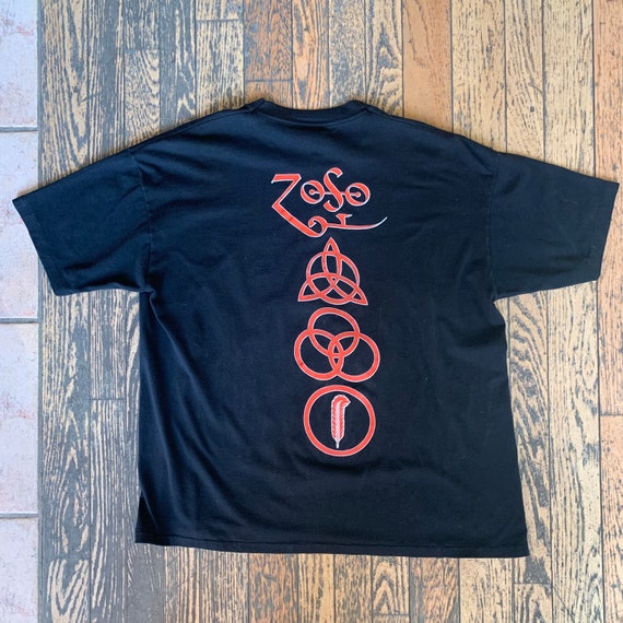 Vintage LED ZEPPELIN 80s 90s zoso backstage pass tee