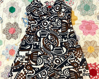 1960s psychedelic playsuit