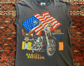 1990 Harley Davidson Motorcycles Sleeveless Tee