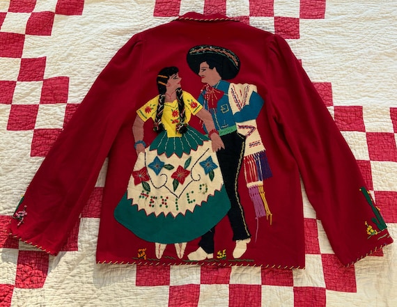 Vintage 1940s/50s Mexican Souvenir Jacket - Etsy Finland