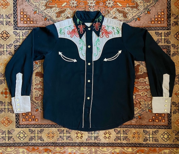 1950s H Bar C Ranchwear Vintage Gabardine Western