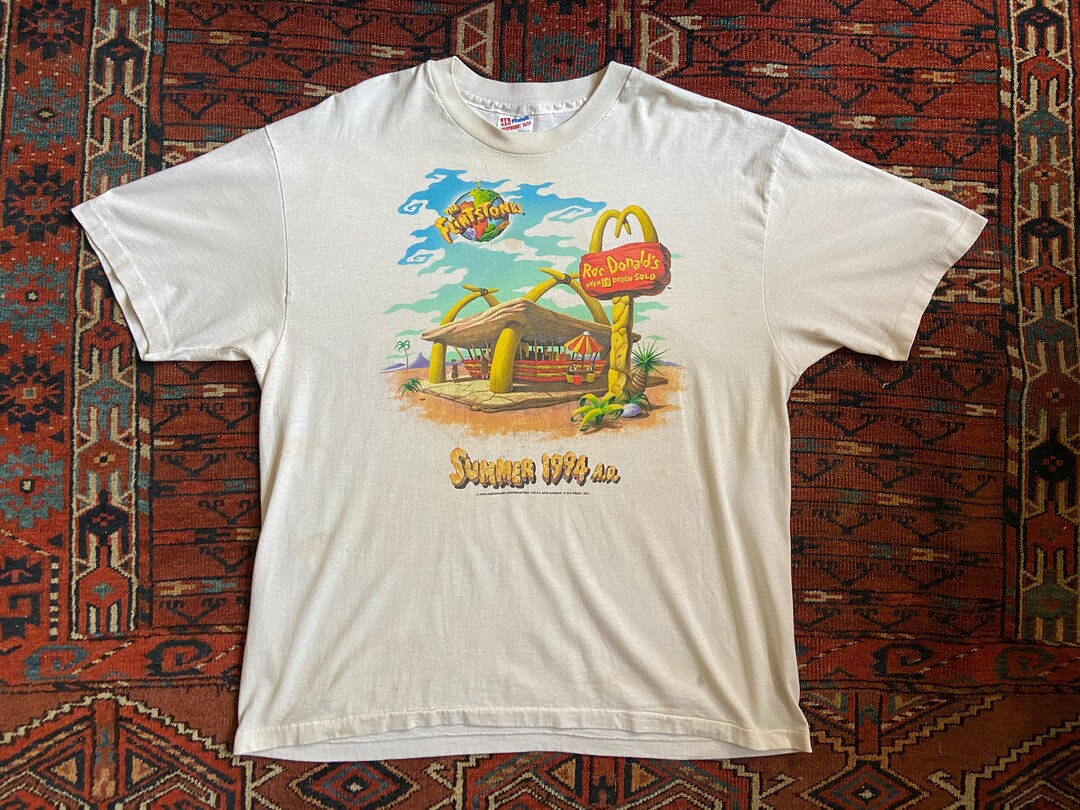 1994 Collectible Flintstones Mcdonald's Tshirt - Etsy