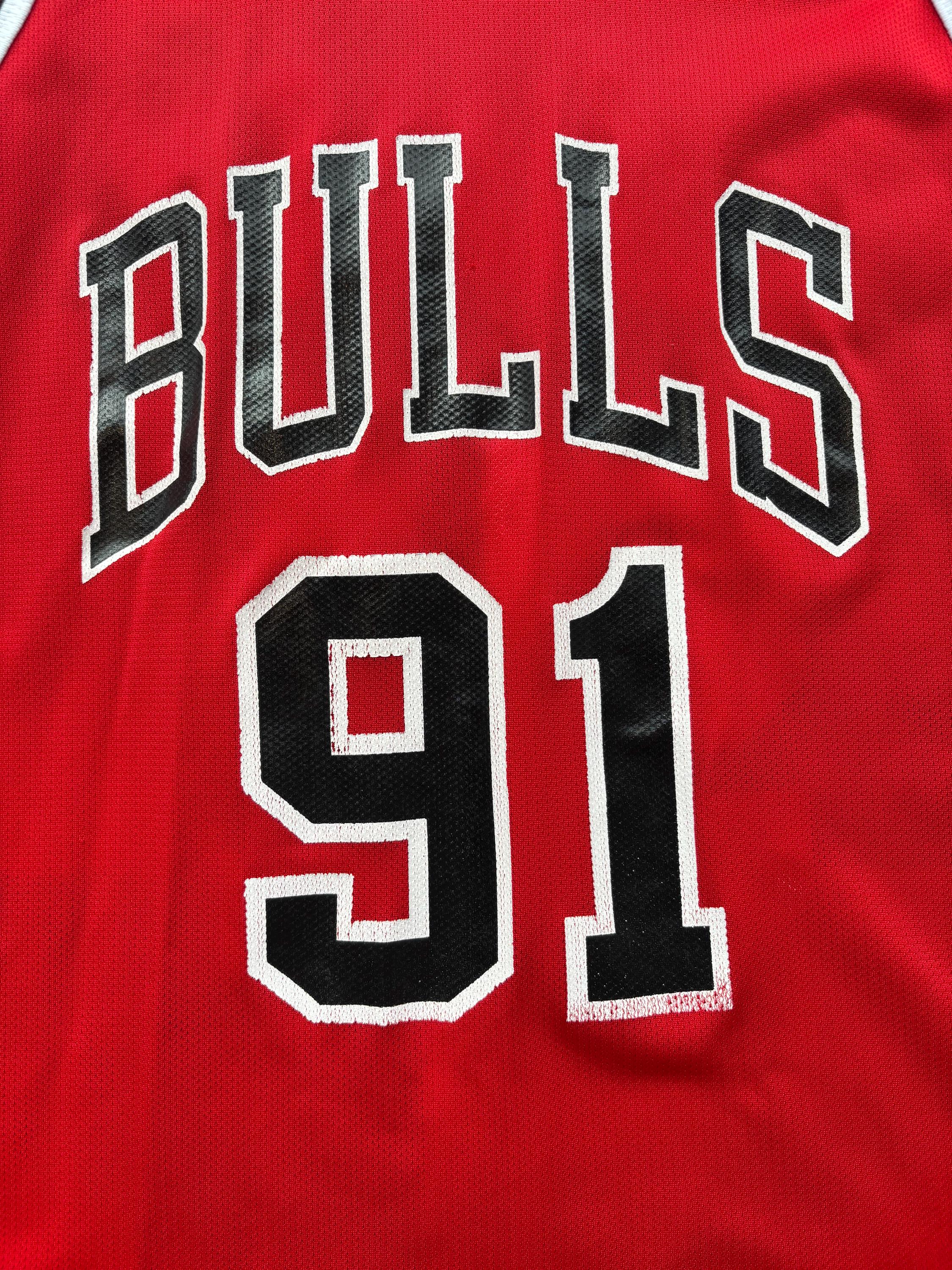 Vintage DENNIS RODMAN Chicago Bulls Jersey 91 Champion 90s NBA - Etsy
