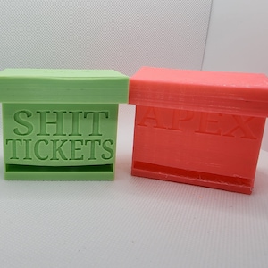 Dog Crate mounted curb / poop bag dispenser