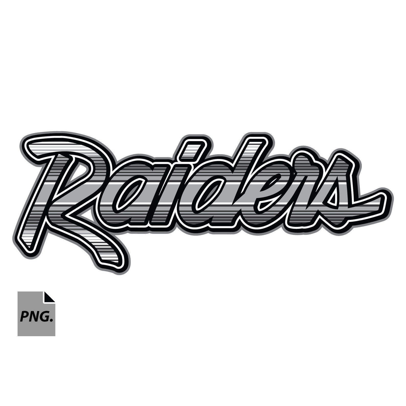 Raiders Serape Logo PNG. Custom Las Vegas Raiders Logo PNG. Etsy