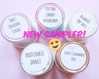 Pink Honey Slime Sampler, slime sampler, butter slime, cloud creme slime, thick slime, slime pack, slime shop, slime, affordable slime