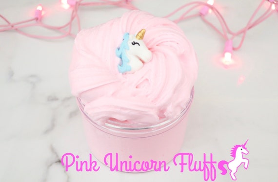 Pink Unicorn Fluff slime slime shops unicorn slime fluffy ...