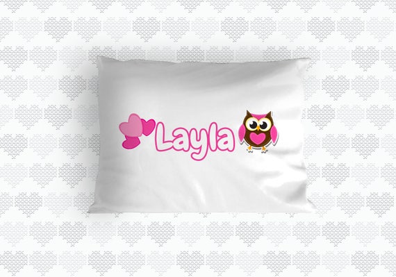 Owl Pillowcase Personalized Pillowcases For Kids Etsy