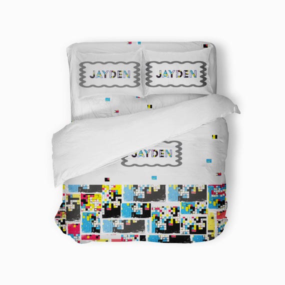 modern boys bedding