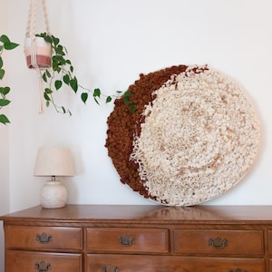Large Round Weaving - Woven Wall Art - Woven Wall Hanging - Statement Piece - Boho Decor