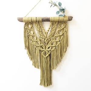Macrame Wall Hanging - Woven Wall Art - Modern Tapestry - Driftwood Wall Art - Tapestry Wall Hanging - Fiber Art