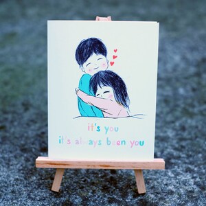 恋人カード、夫婦カード、カップルカード、かわいいイラスト、記念日カード、ボーイフレンドガールフレンドカード、バレンタインカード、かわいい絵