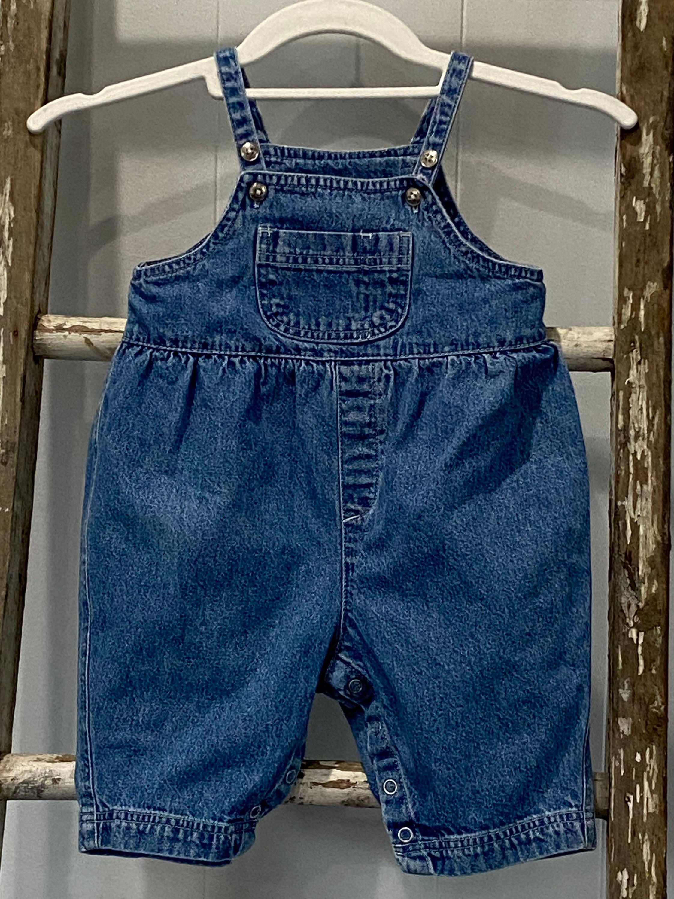 Vintage Baby Gap Denim Overalls Size 6-12 Months Little | Etsy