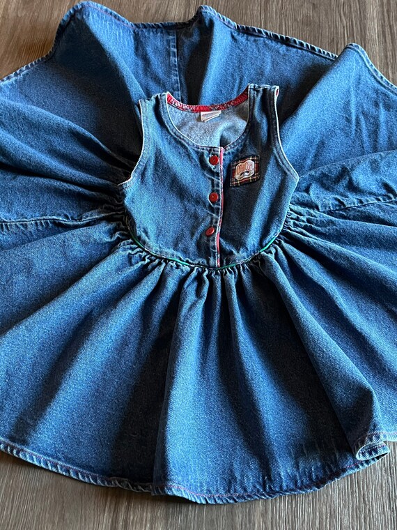 Oshkosh Girls Size 6 Youth Full Circle Skirt Deni… - image 5