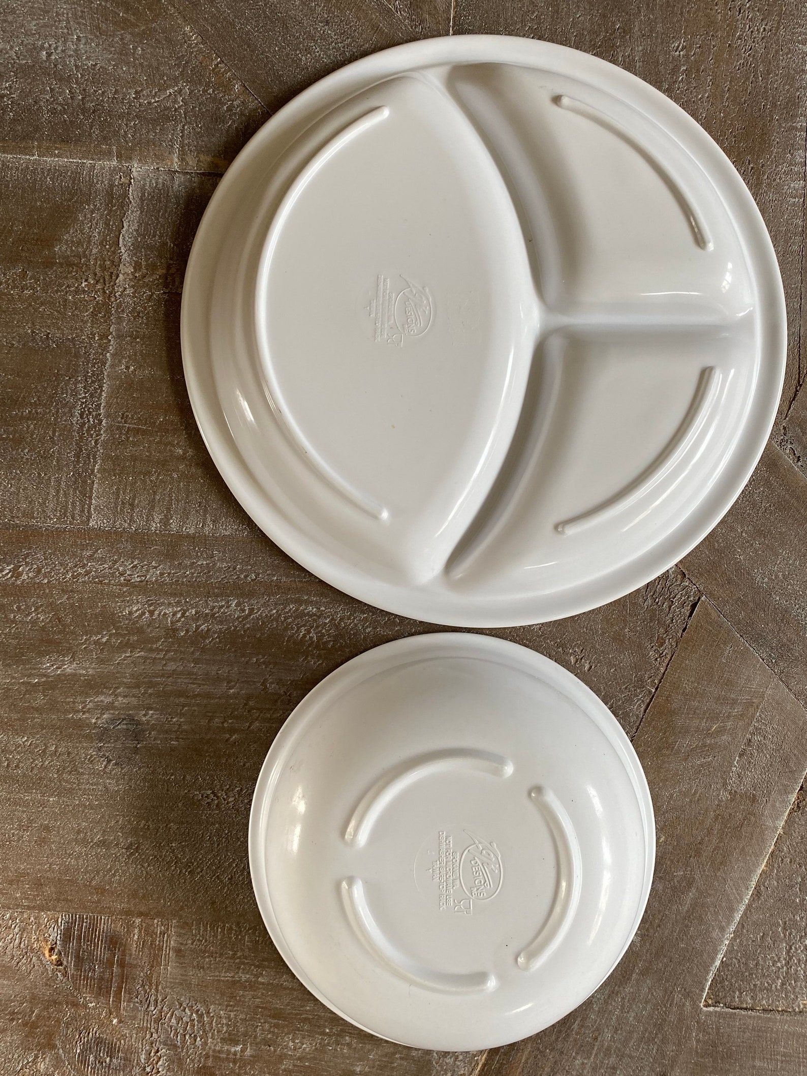 1990s Teletubbies Dish Set Divided Plate and Bowl 1998 Etsy