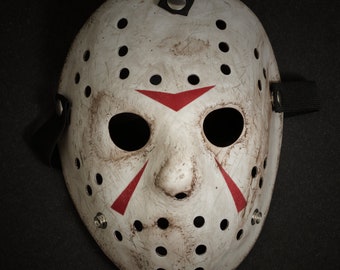 Horror Hockey Mask Etsy - jason voorhees part 4 mask decal roblox