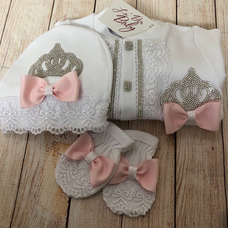 Baby pink girl baby set
