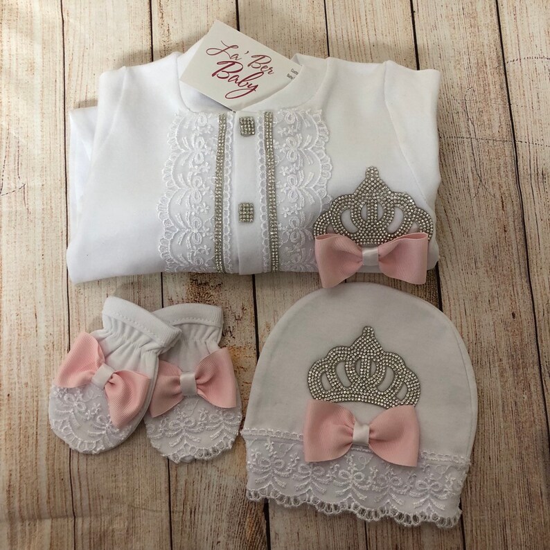 Baby pink girl baby set