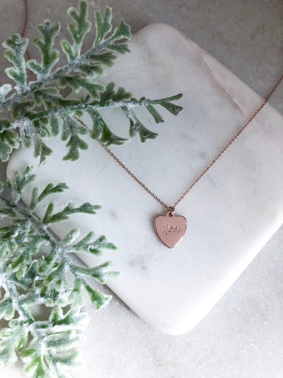Tiffany Heart Personalized Necklace 