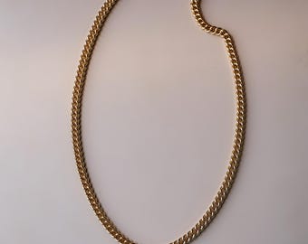 Jade Chain Necklace//18k Gold Filled//Cuban//Rolo//Modern Boho//Statement Staple Jewelry//Layering Necklaces//Fall Fashion
