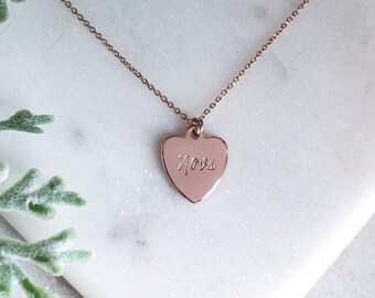 Tiffany Heart Personalized Necklace 