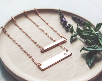 Thick/thin Necklace Set - Etsy