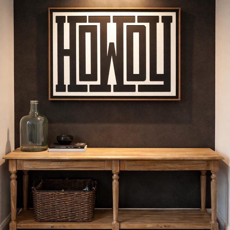 Howdy Sign - Etsy