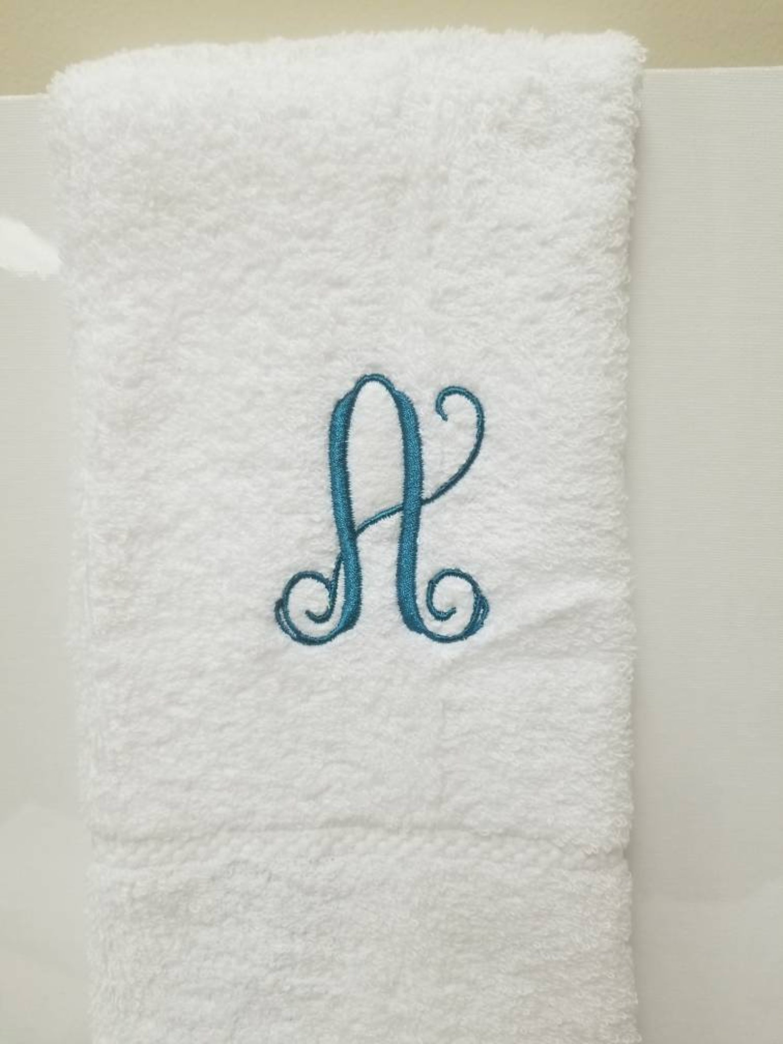 Embroidered hand towels monogrammed hand towels guest towel Etsy
