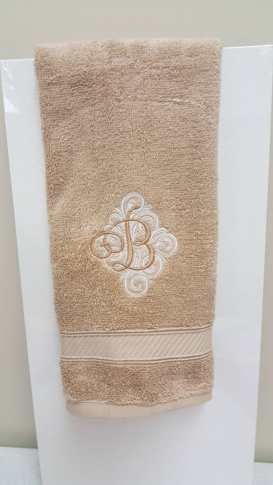 Embroidered hand towels monogrammed hand towels guest towel Etsy