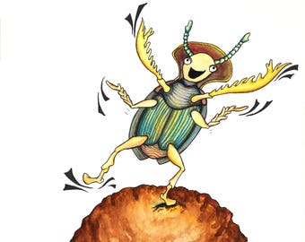 The Dancing Dung Beetle!