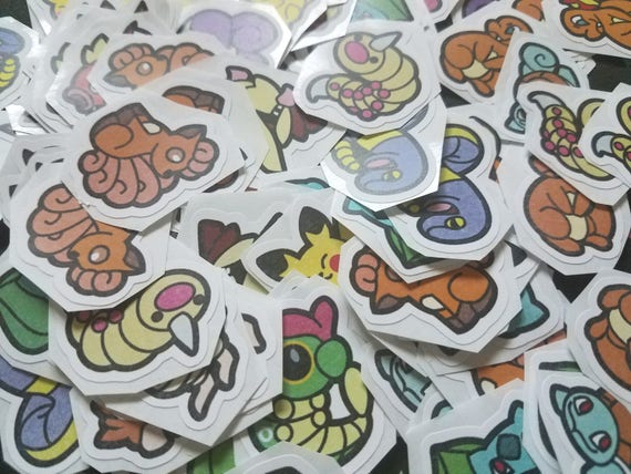 vector pokemon sticker cut Stickers Pokemon Etsy  Die Vector