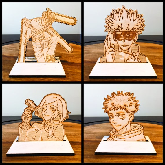 Laser Cut Anime Character Stands set C 