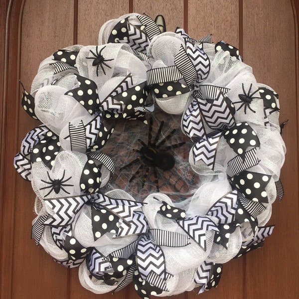 Halloween Wreath - Spider Wreath - Fall Wreath