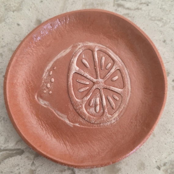 Handmade Terra Cotta air dry Clay Jewelry Dish
