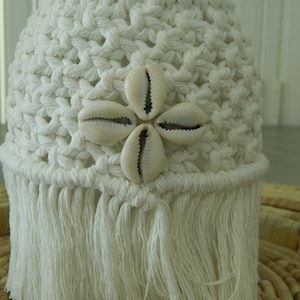 Macrame mason jar, candle holder, boho home decor, housewarming gift, flower vase, neutral