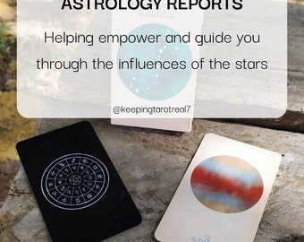 ASTROLOGY REPORT, birth chart, synastry, abundance, karma