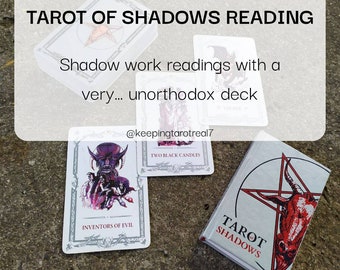 Shadow Tarot Reading, Demonology, Cartomancy (Audio/Photo Delivery)