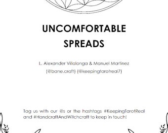 UNCOMFORTABLE SPREADS ebook, pdf, tarot, readings, witchy, meditation, divination