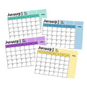 2025 Downloadable Calendar