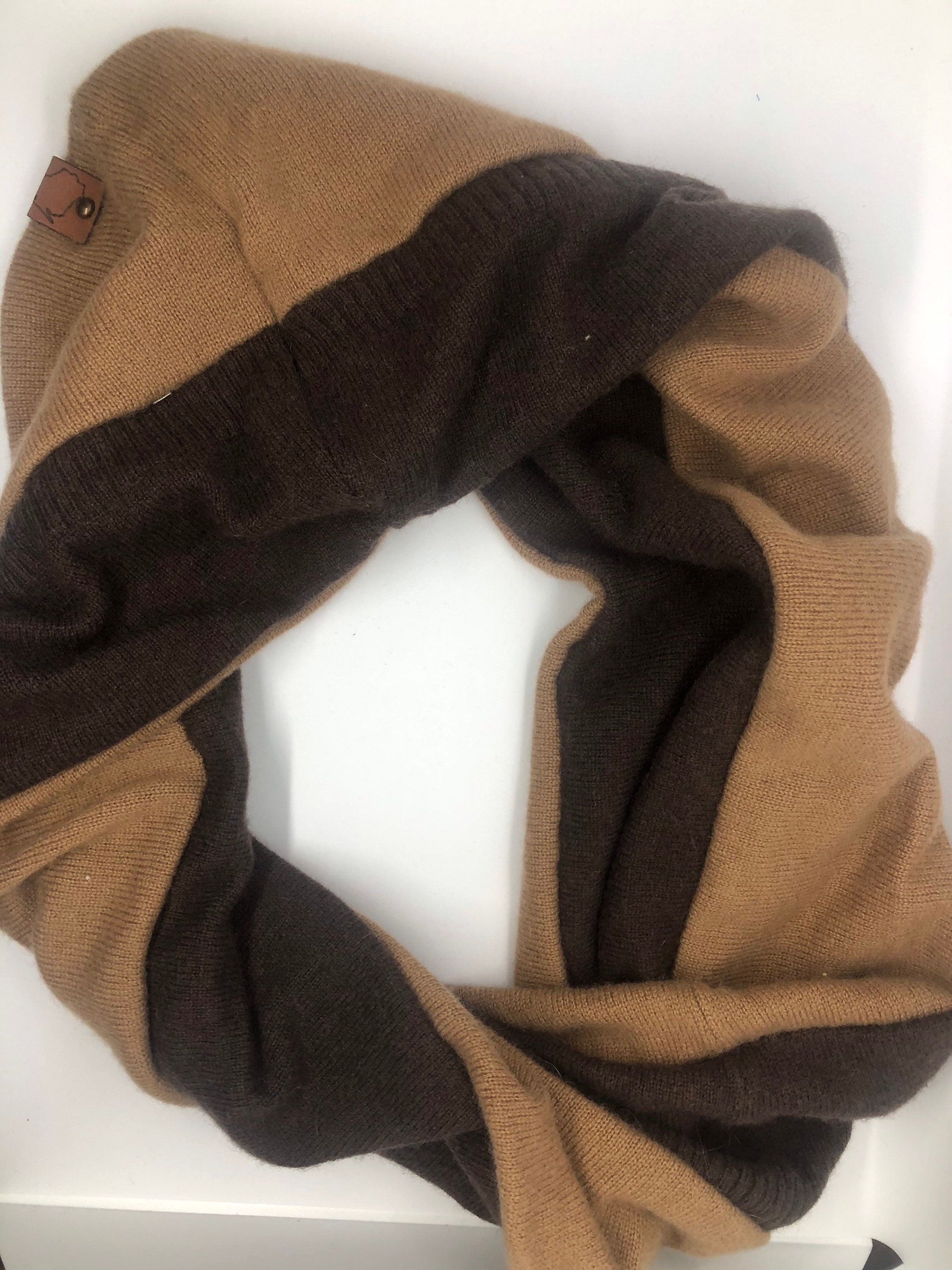 Pure Cashmere Infinity Scarf Tagged Made In Wisconsin
