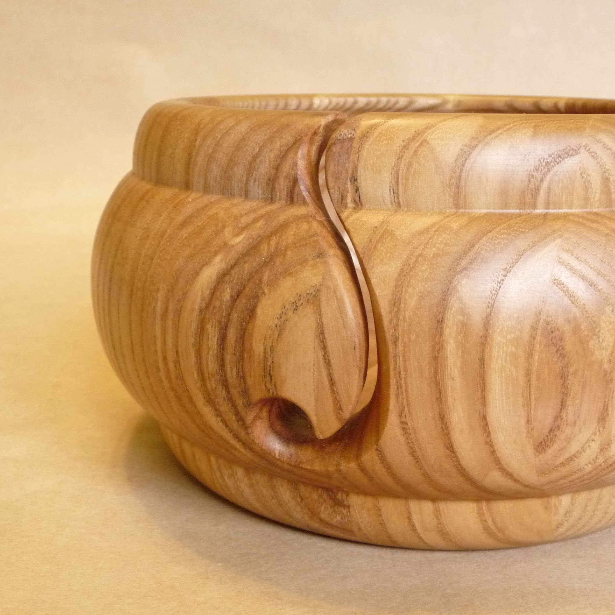 Yarn Ball Holder Gift for Knitter Wooden Bowls Handmade Large Gift for