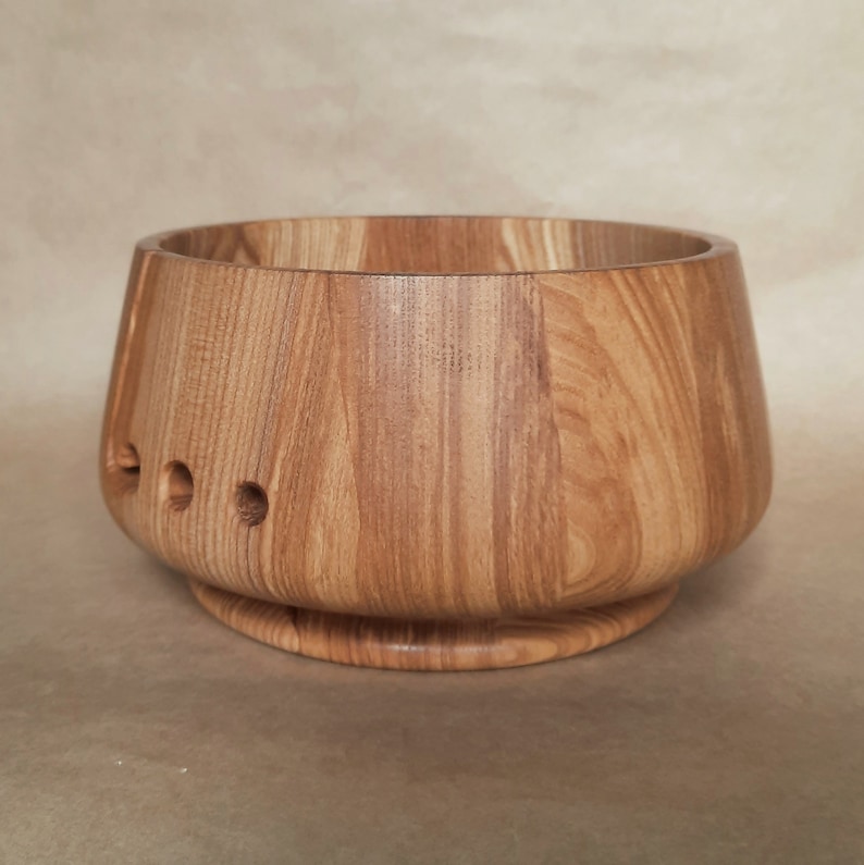 Yarn Bowl Wood Large Yarn Ball Holder Bowl Knitting Bowls for Yarn Etsy
