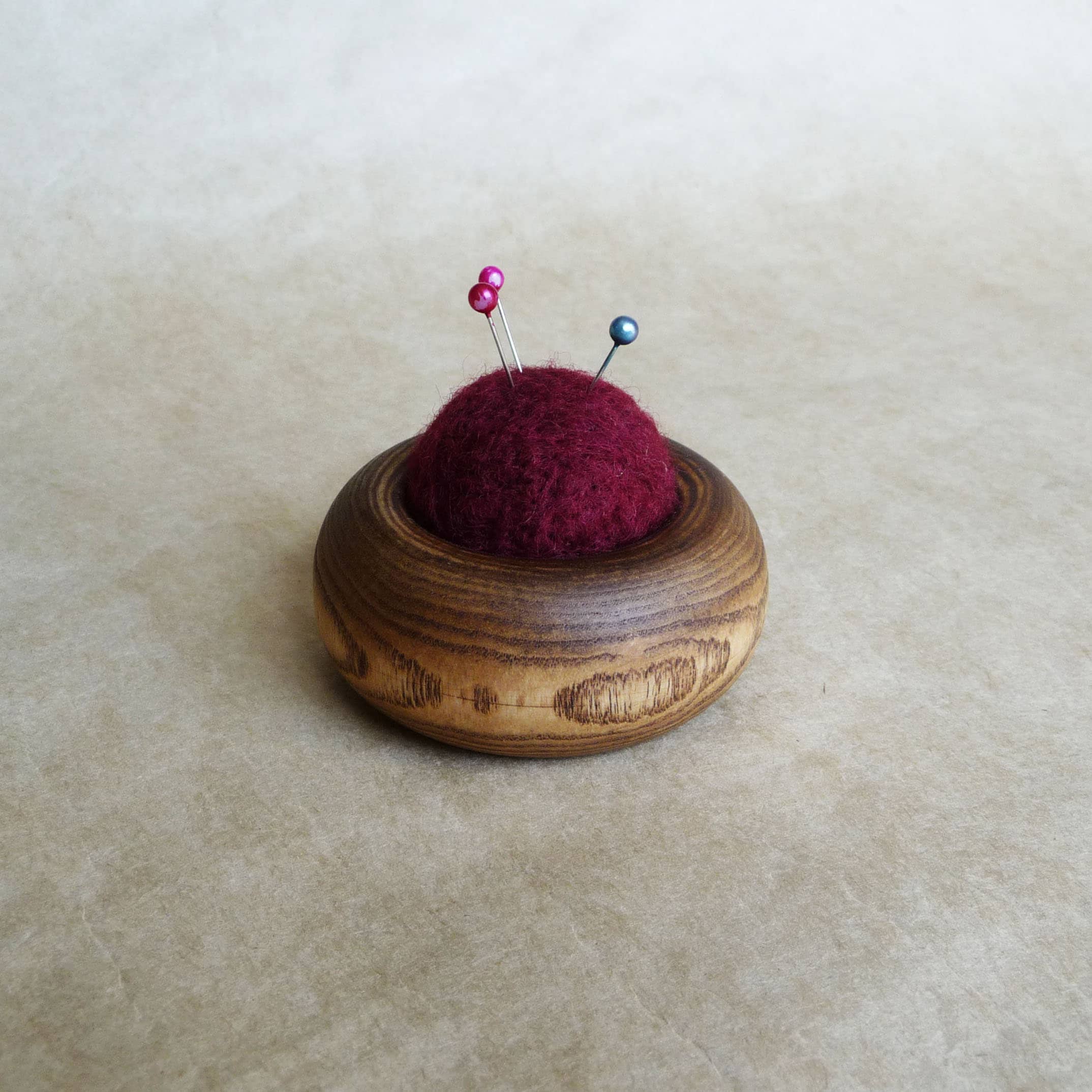 Pin cushion wood gifts for quilters Small pin cushion Etsy