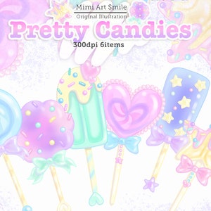 Mooie snoepjes clipart Ijs snoep illustraties, spiraal Lollipop snoep, kleurrijke schattige snoepjes, ster hart lint roze blauw geel groen paars