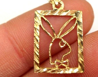 Wholesale available Good for Necklace Pendant only Bracelet Healing Crystal Bunny Charm with 14K gold plate copper wire