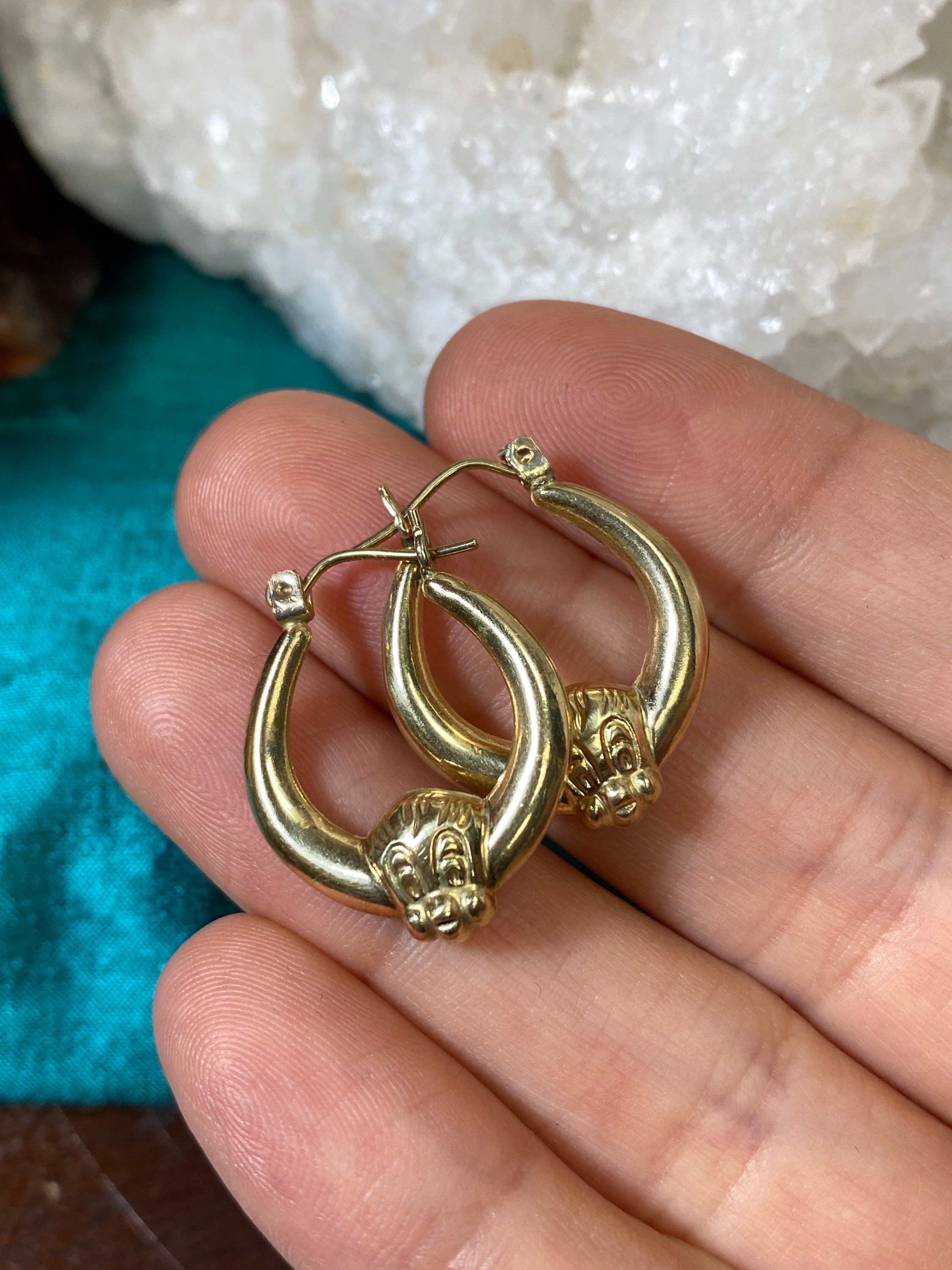 Vintage Tweety Bird 10K Gold Yellow Gold 3D Hoop Earrings 1 x Etsy